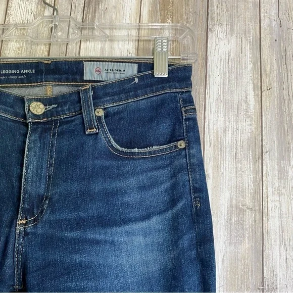 AG Adriano Goldschmied The Legging Ankle Super Skinny Ankle Distressed Jeans - Picture 5 of 8